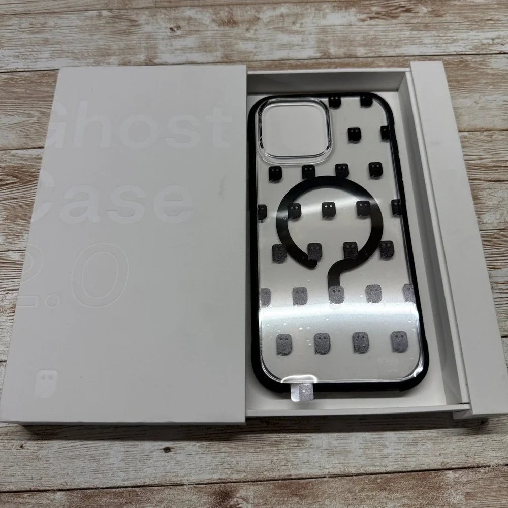 Ghost 2.0 iPhone 16 Pro Max Clear Case Zero Yellowing Magnetic MagSafe Open‎ Box